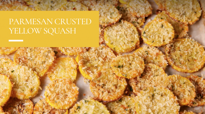 Parmesan Crusted Squash Parmesan Crusted Squash