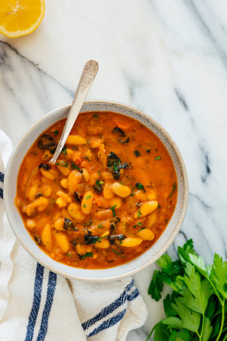 Pasta e Fagioli (Italian Pasta and Beans)