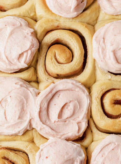 Strawberry Cinnamon Rolls