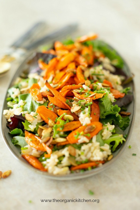 Roasted Carrot And Brown Rice Salad
