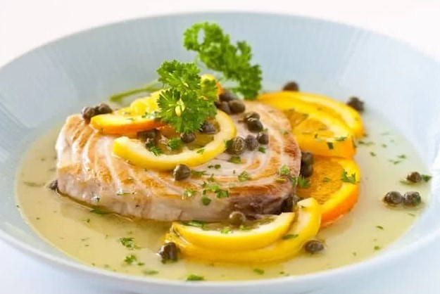 Fish with Citrus Caper Sauce Fish with Citrus Caper Sauce
