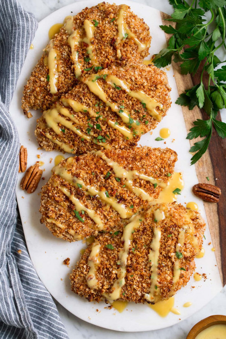 Honey Mustard Pecan-Crusted Chicken