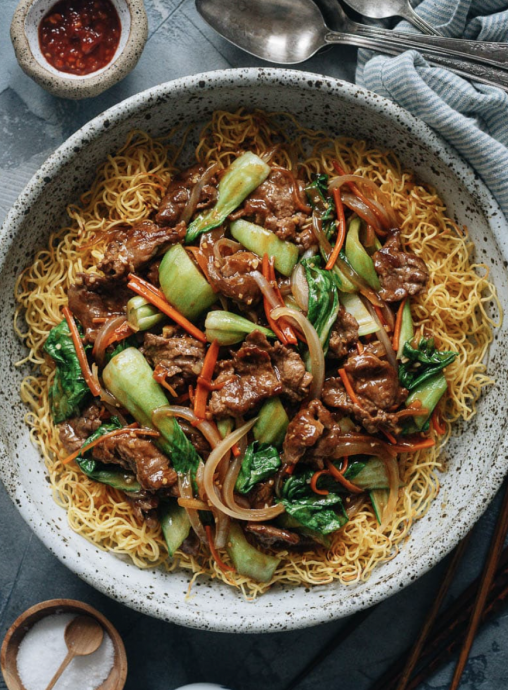 Beef Pan-Fried Noodles