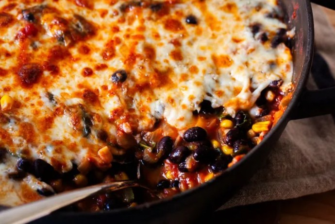 Black Bean And Vegetable Bake