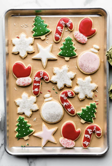 Christmas Sugar Cookies Recipe with Easy Icing