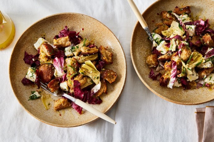 Crescenza & Artichoke Panzanella Crescenza & Artichoke Panzanella