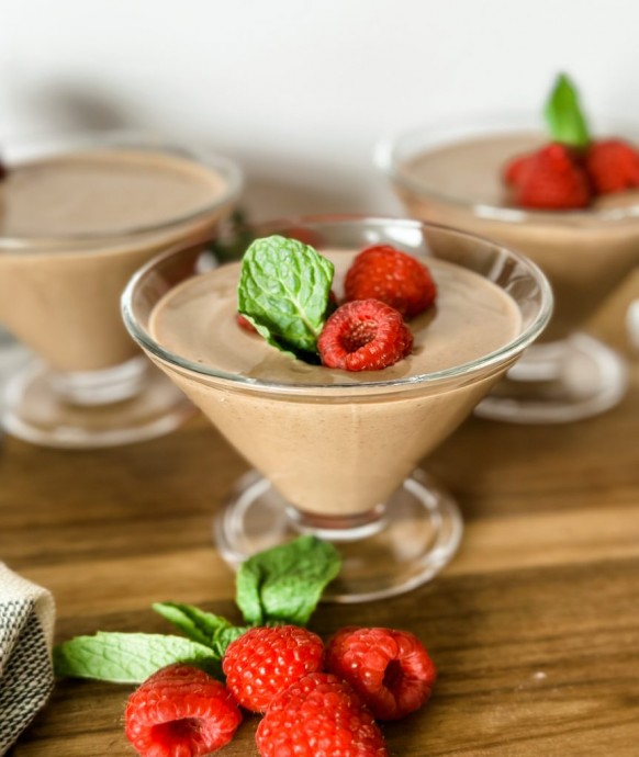 Homemade Chocolate Protein Pudding