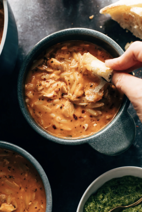 Chicken Orzo Tomato Soup