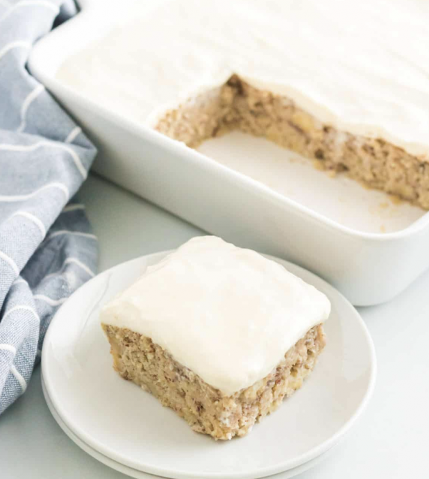 Gluten Free Banana Snack Cake