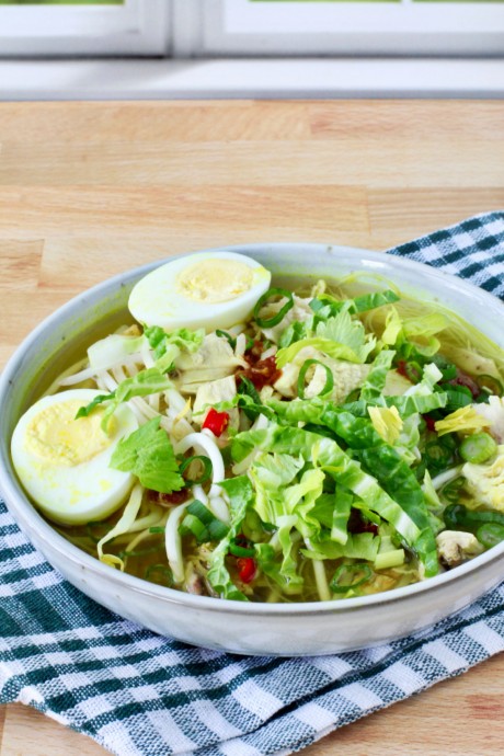 Soto Ayam (Indonesian-Style Chicken Noodle Soup)