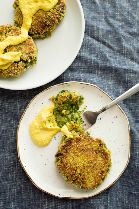 Vegan Avocado Fritters with Cashew Hollandaise