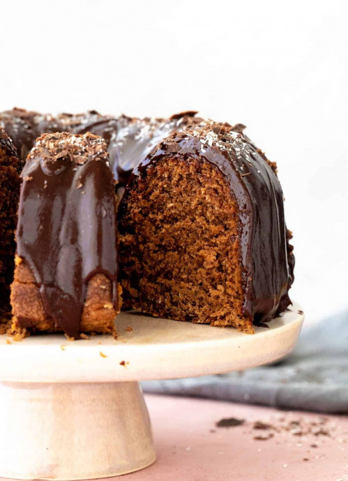 Chocolate Coconut Bundt Cake