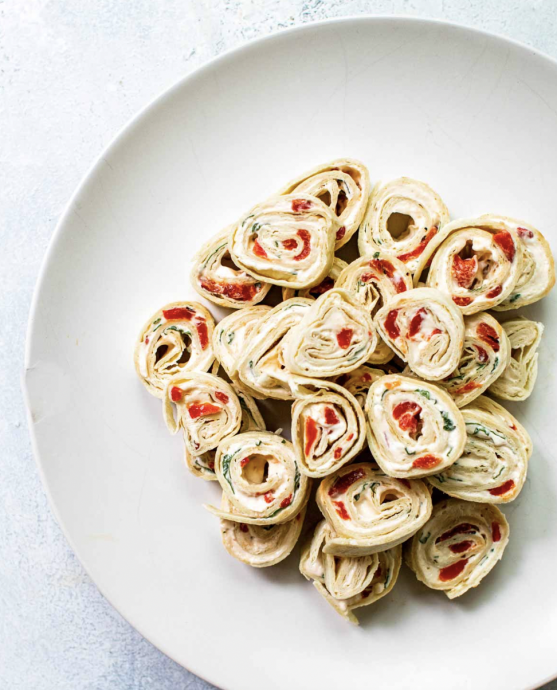 Roasted Red Pepper Pinwheels