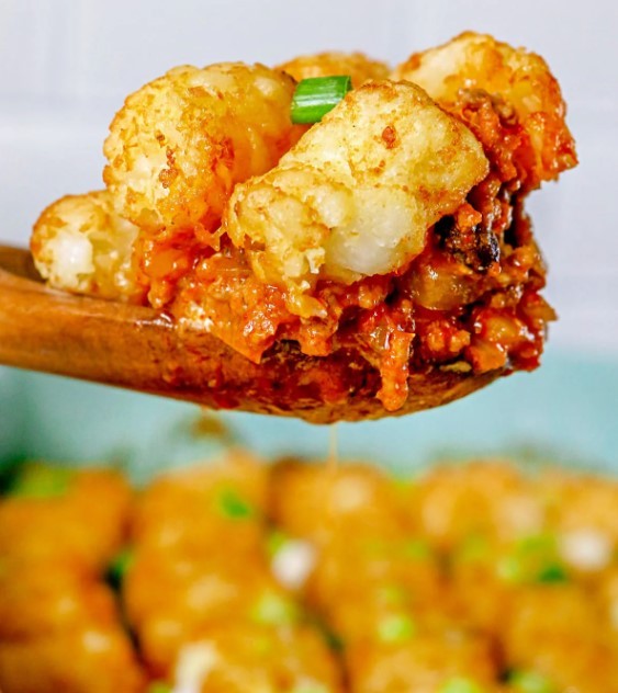 Taco Tater Tot Casserole