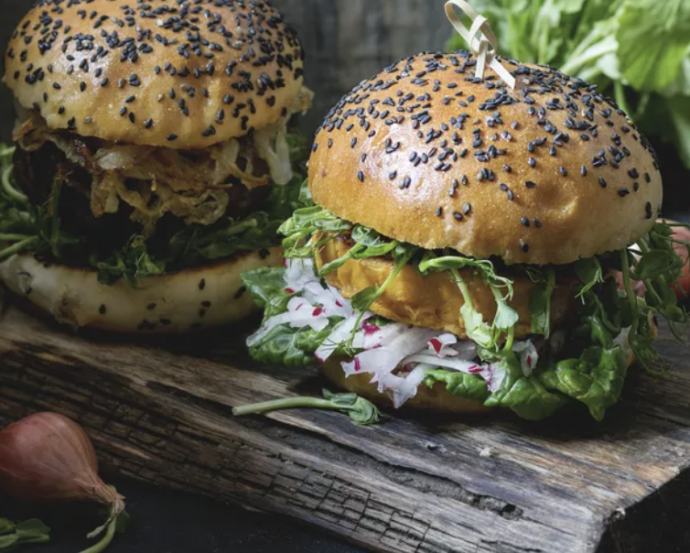 Vegan Sweet Potato Veggie Burgers