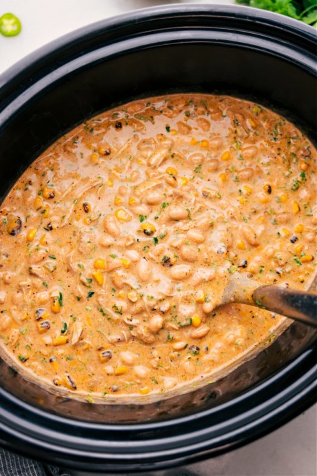 Crockpot White Chicken Chili