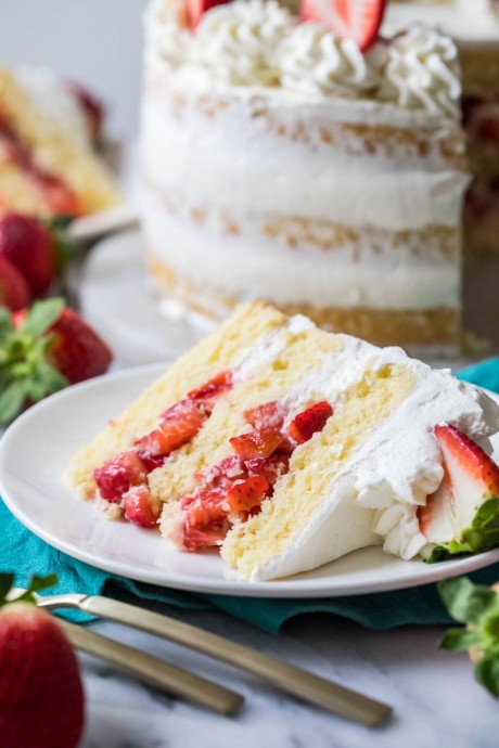 Strawberry Shortcake Cake