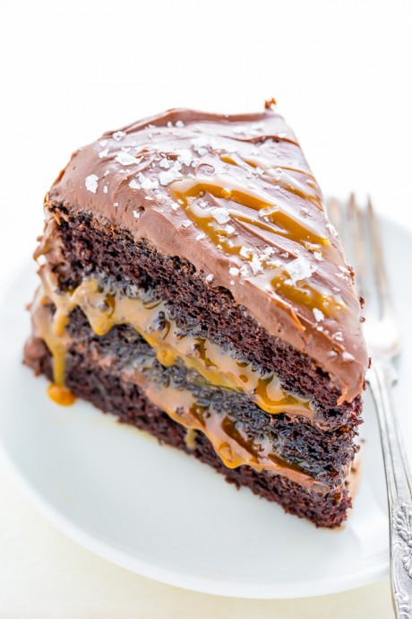 Salted Caramel Chocolate Cake