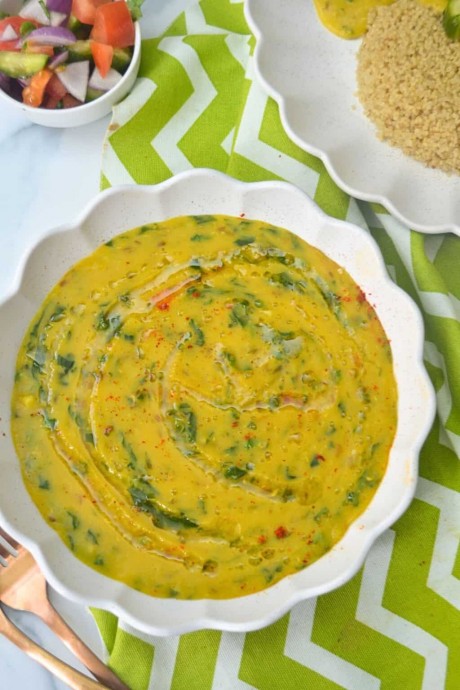 Instant Pot Dal Palak / Spinach Dal