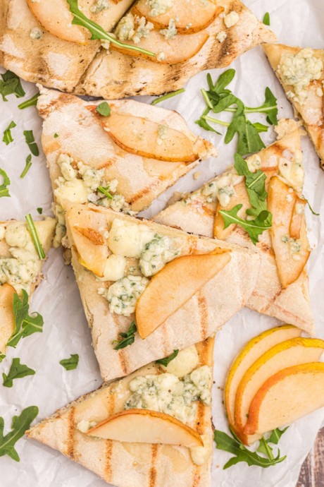 Blue Cheese and Pear Pizza