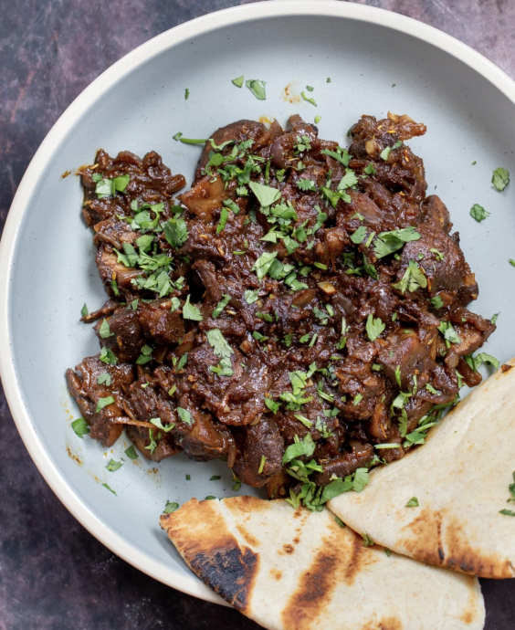 Ethiopian Inspired Mushroom Tibs Stir-Fry