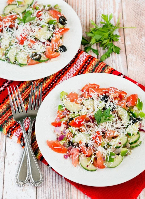 Shopska Salad (Bulgarian Salad)