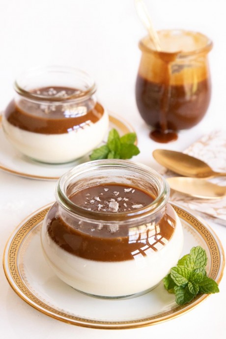 Salted Butterscotch Panna Cotta