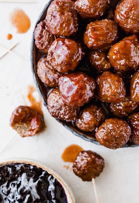 Grape Jelly Meatballs