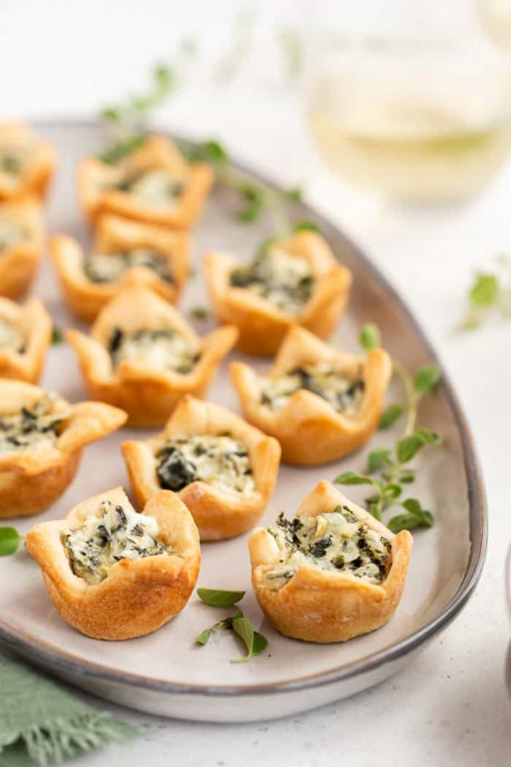 Spinach Artichoke Dip Bites