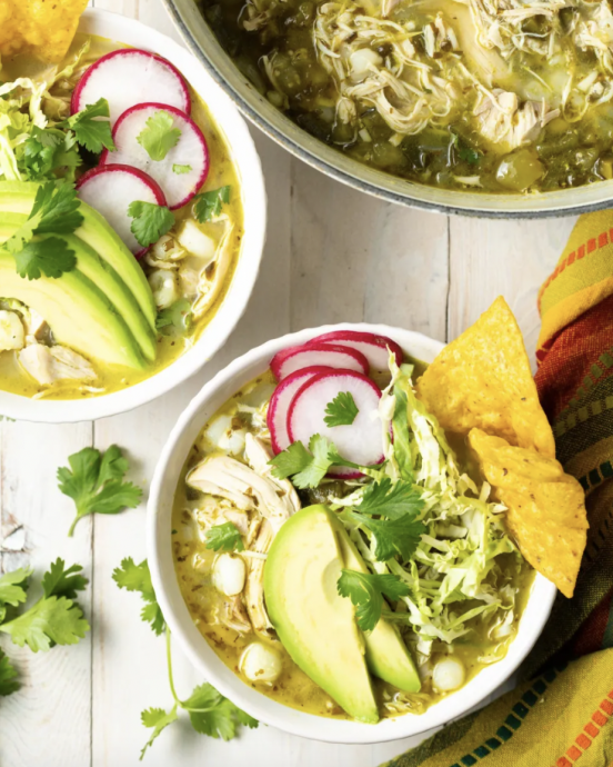 Pozole Verde de Pollo (Chicken Posole)