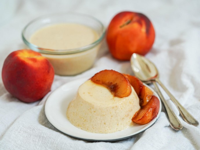 Peach Panna Cotta Peach Panna Cotta