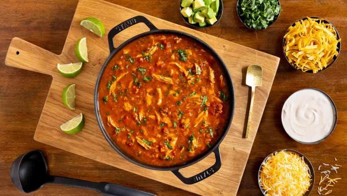 Chicken Poblano Tortilla Soup