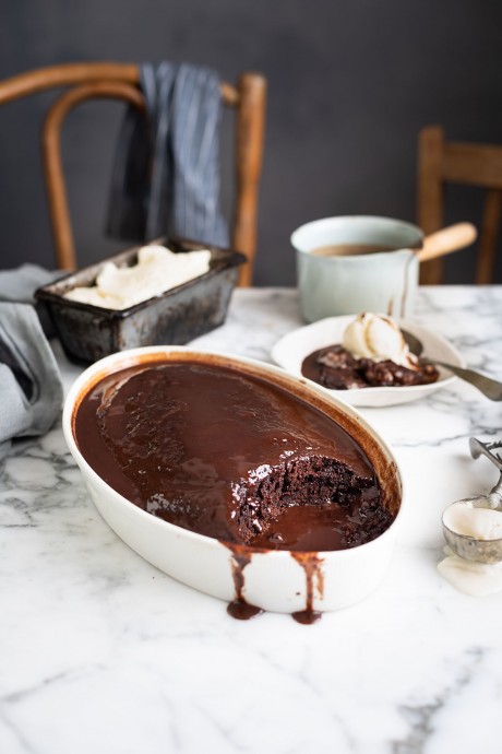 The Best Chocolate Malva Pudding