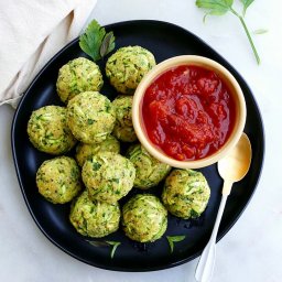 Baked Italian Zucchini Balls Recipe