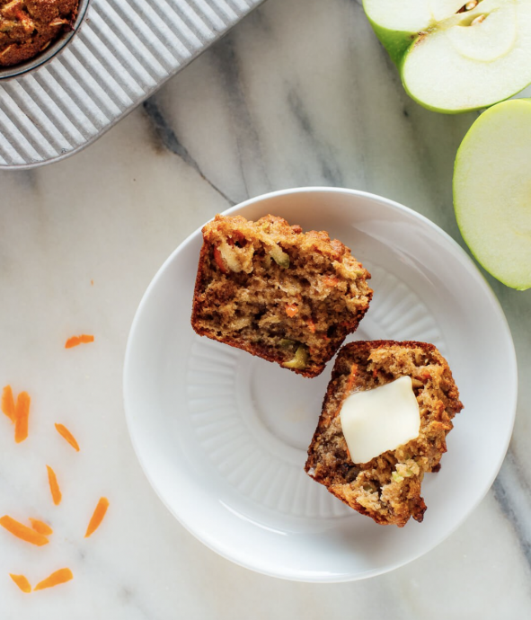 Apple & Carrot “Superhero” Muffins