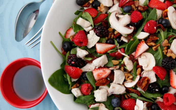 Very Berry Spinach Salad