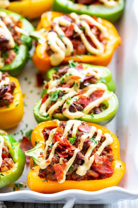 Pizza Stuffed Peppers