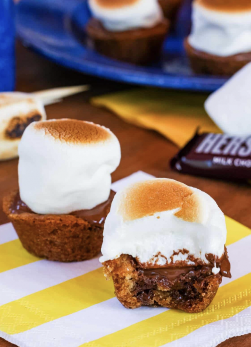 S’Mores Cookie Cups