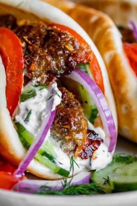 Greek Gyro Recipe with Homemade Gyro Meat