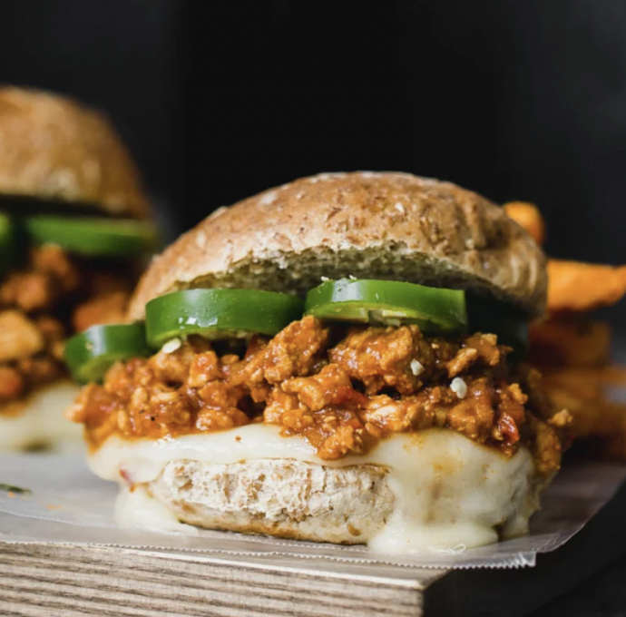 30 Minute Healthier Turkey Sloppy Joes with Homemade Sauce!
