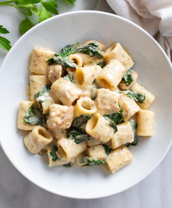 Chicken Spinach Pasta