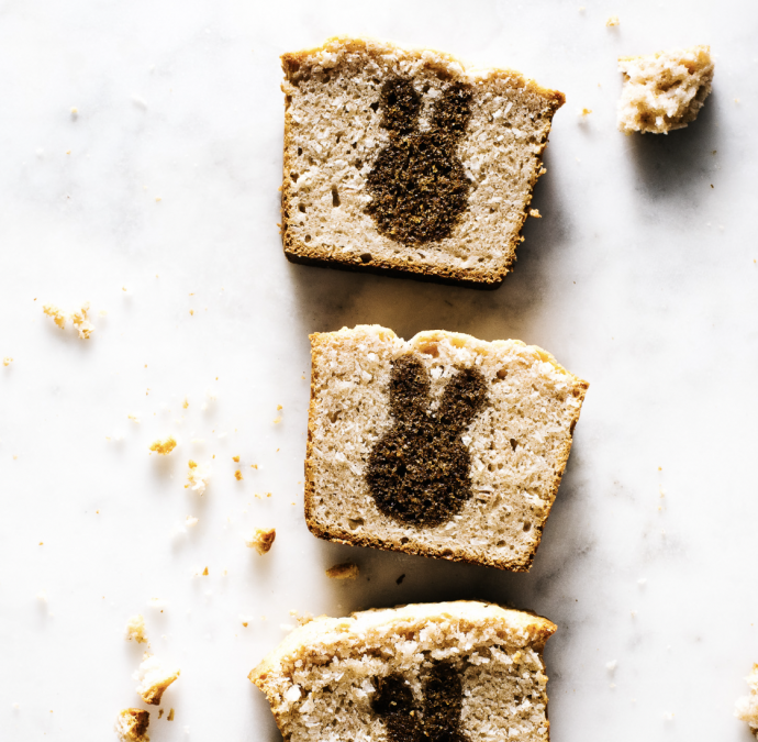 Carrot-Coconut Bunny Loaf