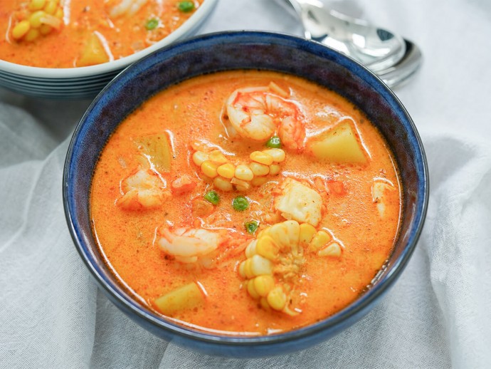 Chupe de Camarones (Peruvian Shrimp Chowder)