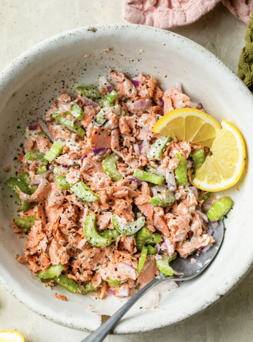 5-Ingredient Salmon Salad (easy lunch idea)