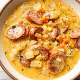 Creamy Kielbasa Potato Soup