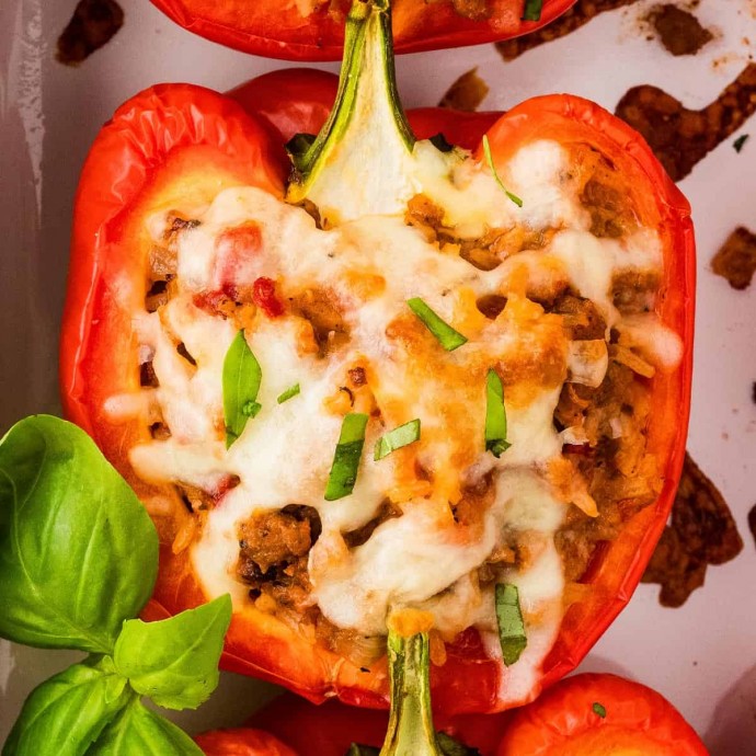 Italian Sausage Stuffed Peppers