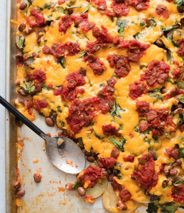 Sheet Pan Potato Nachos