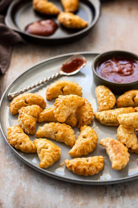 Mini Bacon and Onion Pasties