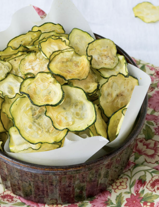 Salt and Vinegar Zucchini Chips