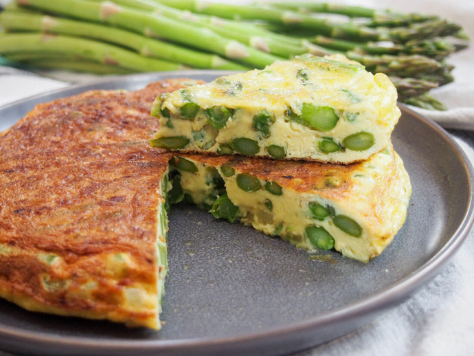 Asparagus frittata